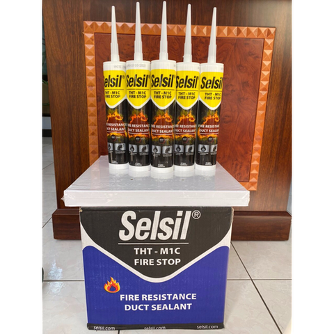 KEO SILICONE CHịu nhiệt cao đến 1000 độ SELSIL - Selsil CHỐNG CHÁY