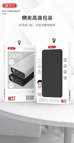 DỰ PHÒNG BYZ W27 20.000mah