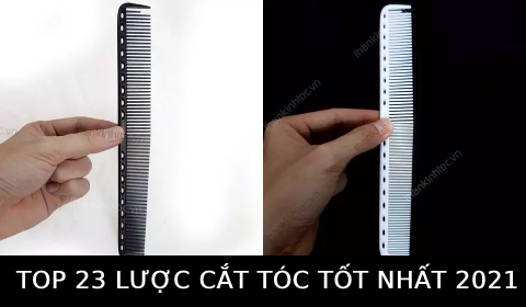 Lược cắt tóc nam Barber nhựa giả gỗ