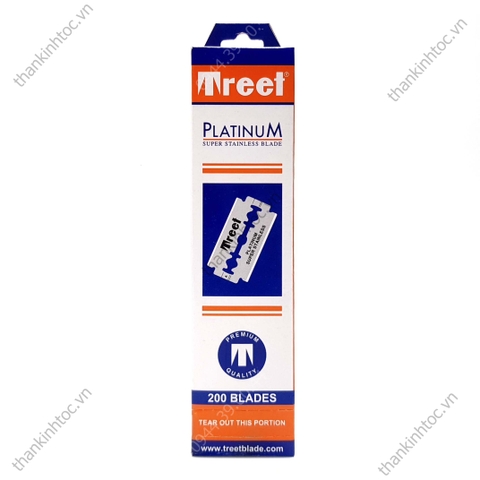 Lưỡi lam TREET cam  ( Vỉ 10 lưỡi x 20 = 200 lưỡi)