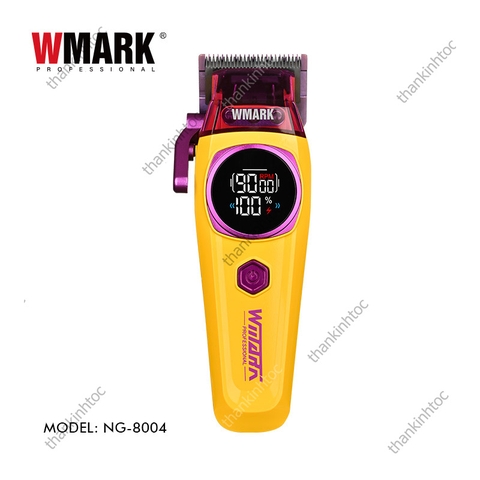 Tông Đơ Pin Lưỡi Đơn WMARK NG-8004 Sạc Kết Nối Không Dây Chính Hãng
