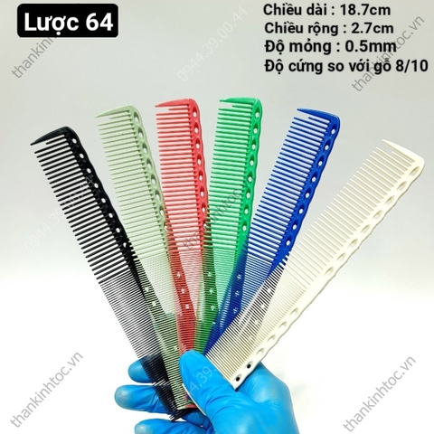 Lược 64 Size trung | Hai đầu cắt tóc chuyên nghiệp