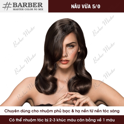 5/0 Nâu Vừa - Phủ bạc