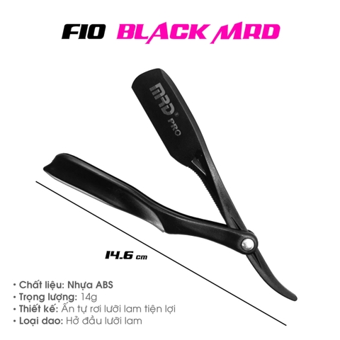 Dao Cạo F10 MRD Đen Chuyên cạo, khắc đường nét