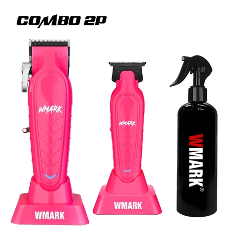 Combo 2P WMARK | Tông đơ pin NG-139 + Tông viền NG-339