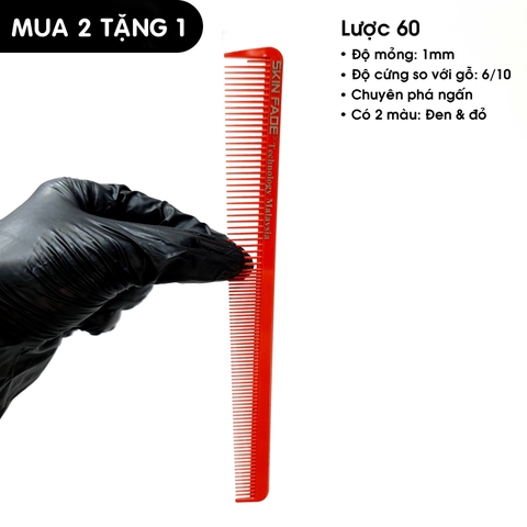 Lược 60 | Phá ngấn, nhặt sạn cắt tóc chuyên nghiệp