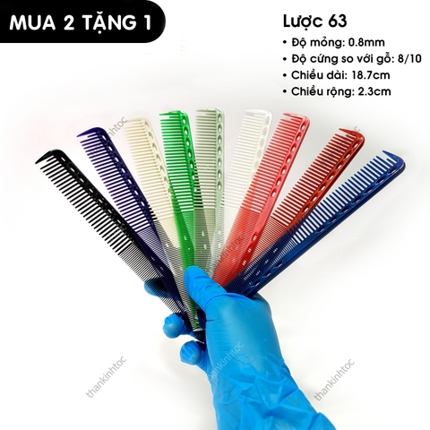 Lược 63 Size nhỏ | Hai đầu cắt tóc chuyên nghiệp