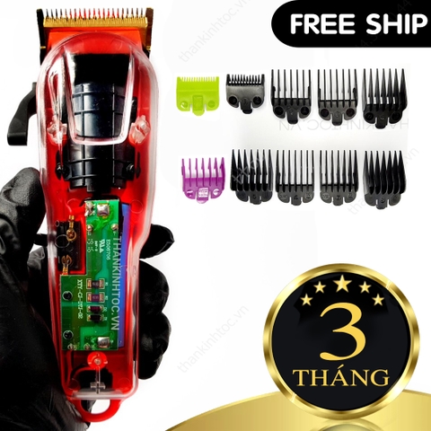 Tông đơ pin SKIN FADE P3C (Bản nắp trong suốt cao cấp ).