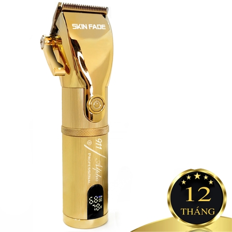 Tông đơ pin Lưỡi kép 911 Gold Chính hãng