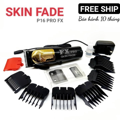 BẢO HÀNH 1 NĂM l Tặng bộ lưỡi đơn bạc l SKIN FADE P16 FX