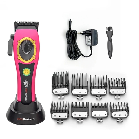 Tông Đơ Pin Cắt Tóc Pro Barber S1085 Pink Chính Hãng