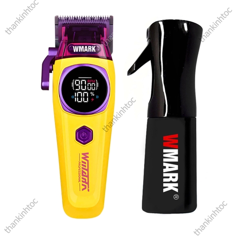 Tông Đơ Pin Lưỡi Đơn WMARK NG-8004 Sạc Kết Nối Không Dây Chính Hãng