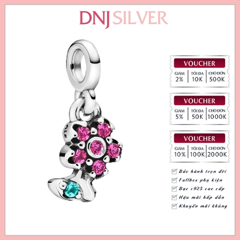 [Chính hãng] Charm bạc 925 cao cấp - Charm ME Pretty Flower Mini Dangle thích hợp để mix vòng tay charm bạc cao cấp - DN680