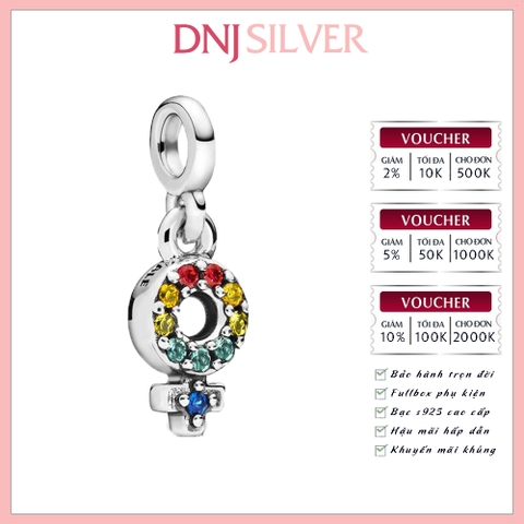 [Chính hãng] Charm bạc 925 cao cấp - Charm ME Girl Pride Mini Dangle thích hợp để mix vòng tay charm bạc cao cấp - DN681