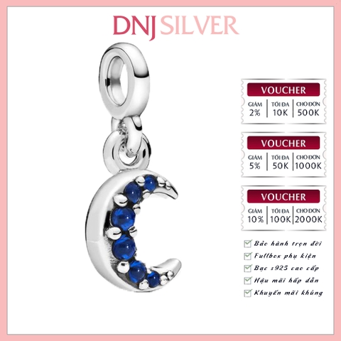 [Chính hãng] Charm bạc 925 cao cấp - Charm ME Moon Mini Dangle thích hợp để mix vòng tay charm bạc cao cấp - DN658