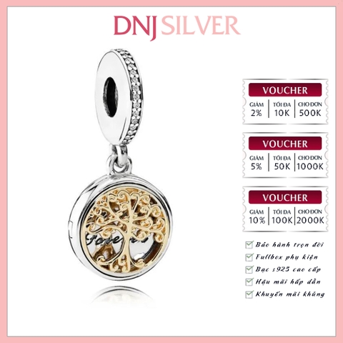 [Chính hãng] Charm bạc 925 cao cấp - Charm Family Roots Dangle thích hợp để mix vòng tay charm bạc cao cấp - DN575
