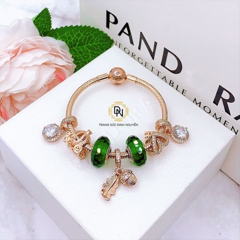 Vòng tay bạc S925, vòng tay charm thời trang phong thủy mã VDN0185