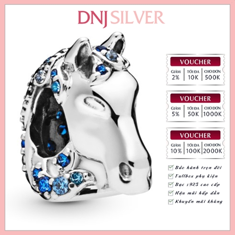 [Chính hãng] Charm bạc 925 cao cấp - Charm Disney Frozen Nokk Horse thích hợp để mix vòng tay charm bạc cao cấp - DN175
