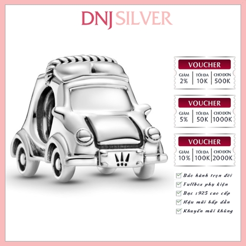 [Chính hãng] Charm bạc 925 cao cấp - Charm Electric Car thích hợp để mix vòng tay charm bạc cao cấp - DN259