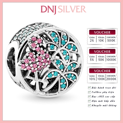 [Chính hãng] Charm bạc 925 cao cấp - Charm Tropical Flamingo thích hợp để mix vòng tay charm bạc cao cấp - DN428