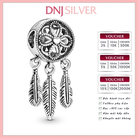 [Chính hãng] Charm bạc 925 cao cấp - Charm Spiritual Dreamcatcher thích hợp để mix vòng tay charm bạc cao cấp - DN250