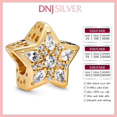 [Chính hãng] Charm bạc 925 cao cấp - Charm Celestial Star thích hợp để mix vòng tay charm bạc cao cấp - DN224