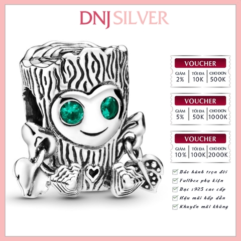 [Chính hãng] Charm bạc 925 cao cấp - Charm Sweet Tree Monster thích hợp để mix vòng tay charm bạc cao cấp - DN179
