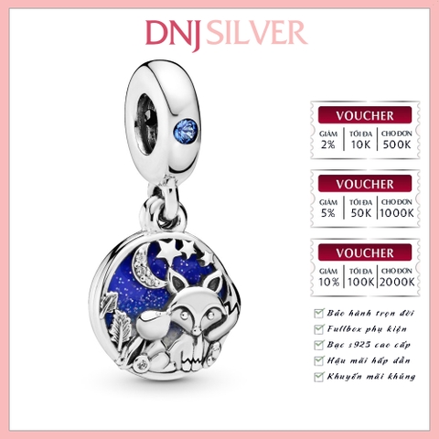 [Chính hãng] Charm bạc 925 cao cấp - Charm Fox & Rabbit Dangle thích hợp để mix vòng tay charm bạc cao cấp - DN210