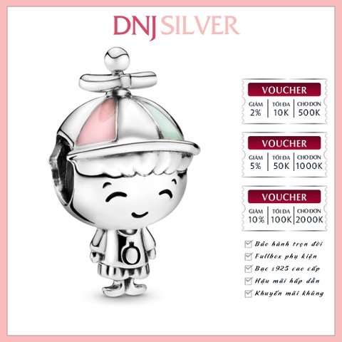 [Chính hãng] Charm bạc 925 cao cấp - Charm Little Boy thích hợp để mix vòng tay charm bạc cao cấp - DN229