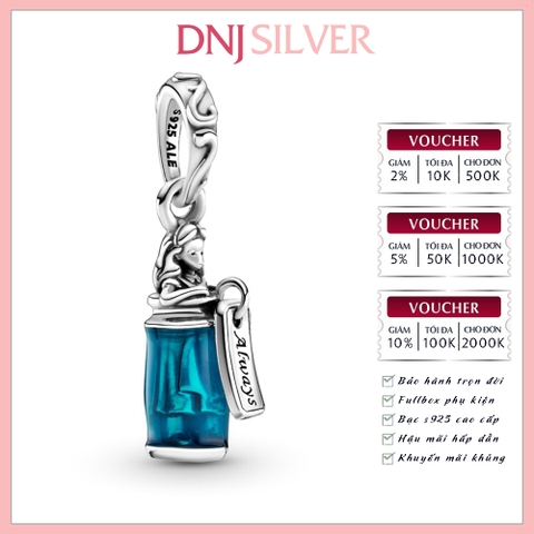 [Chính hãng] Charm bạc 925 cao cấp - Charm Disney Alice in Wonderland Drink Me Dangle thích hợp để mix vòng tay charm bạc cao cấp - DN139