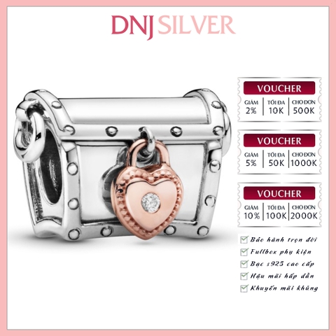 [Chính hãng] Charm bạc 925 cao cấp - Charm Club 2019 Treasure Box thích hợp để mix vòng tay charm bạc cao cấp - DN375