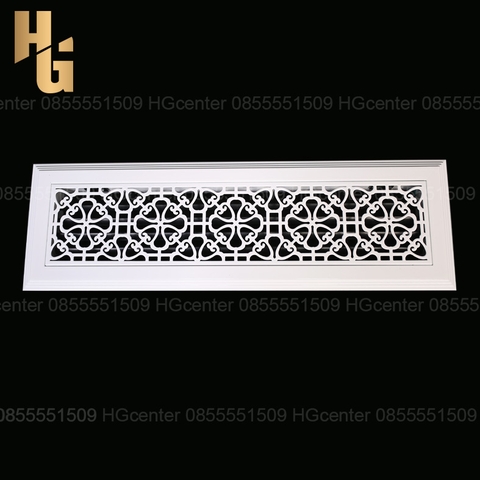 Cửa gió điều hòa chữ nhật màu trắng mã N52 (đặt hàng)