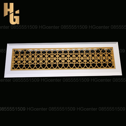 Cửa gió điều hòa chữ nhật màu vàng mã N56 (đặt hàng)