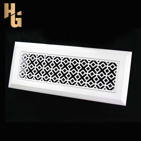 Cửa gió điều hoà chữ nhật màu trắng Mã N05