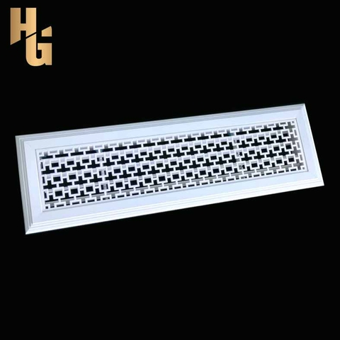 Cửa gió điều hoà chữ nhật màu trắng Mã N06