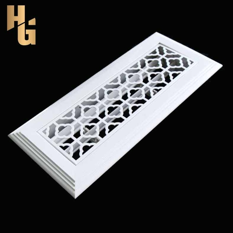 Cửa gió điều hoà chữ nhật màu trắng Mã N08