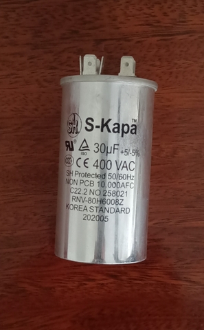 TỤ NHÔM S-KAPA HÀN QUỐC  30uf 400V