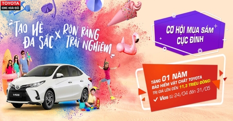 THÁNG VÀNG ƯU ĐÃI CÙNG VIOS 2021