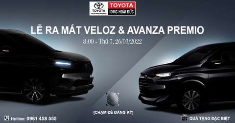 𝐕𝐄𝐋𝐎𝐙 𝐂𝐑𝐎𝐒𝐒 & 𝐀𝐕𝐀𝐍𝐙𝐀 𝐏𝐑𝐄𝐌𝐈𝐎 𝟐𝟎𝟐𝟐 BỘ ĐÔI HOÀN TOÀN MỚI RA MẮT TẠI TOYOTA HOÀI ĐỨC