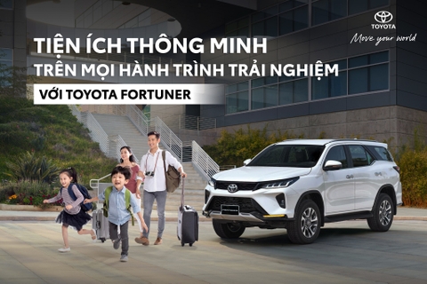 DUNG TÍCH BÌNH NHIÊN LIỆU TOYOTA FORTUNER & MỨC TIÊU HAO NHIÊN LIỆU