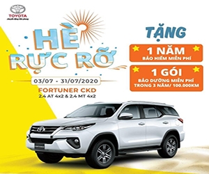 CHƯƠNG TRÌNH ƯU ĐÃI XE THÁNG 7 TẠI TOYOTA HOÀI ĐỨC