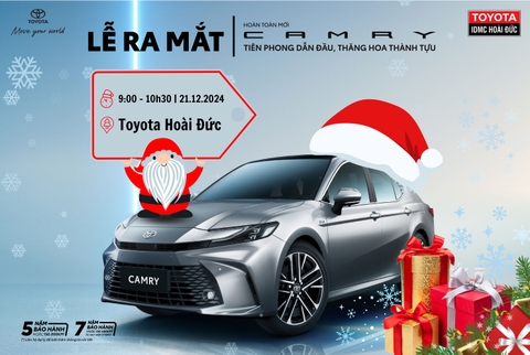 LỄ RA MẮT TOYOTA CAMRY HOÀN TOÀN MỚI