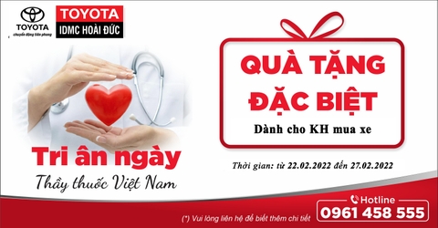 TOYOTA HOÀI ĐỨC TRI ÂN NGÀY THẦY THUỐC VIỆT NAM