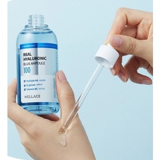 Tinh chất cấp nước WELLAGE Real Hyaluronic Blue Ampoule 75ml