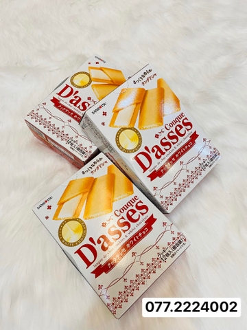 Bánh quy D'asses nhân socola trắng 12 cái