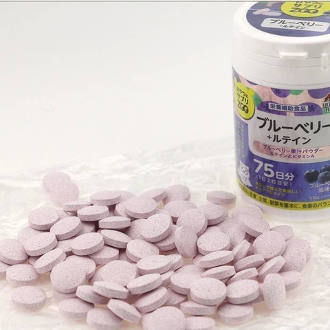 Viên nhai Zoo Bổ mắt Blueberry + Lutein Unimat Riken – 150 Viên