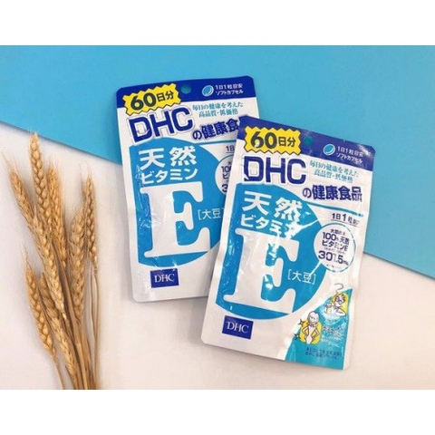 Viên uống bổ sung Vitamin E DHC Nhật Bản 60 viên