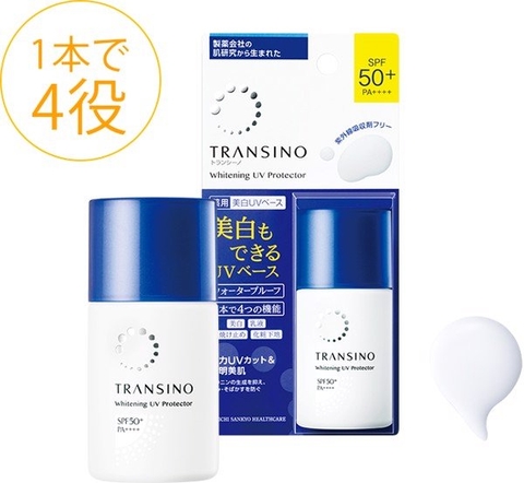 KEM CHỐNG NẮNG, DƯỠNG TRẮNG DA TRANSINO WHITENING UV PROTECTOR SPF50+/PA++++