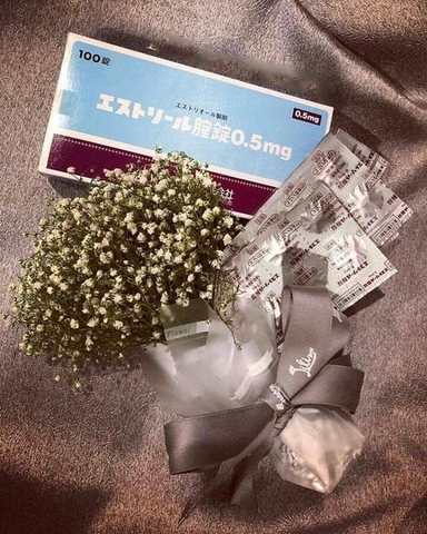 Viên nén đặt âm đạo Estoril 0.5mg Nhật Bản 10 viên