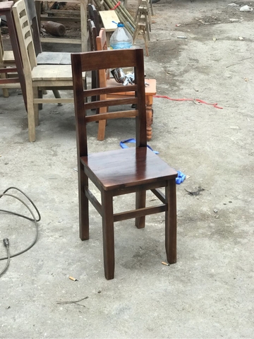 Ghế tựa 3 nan ngang 33x33x70